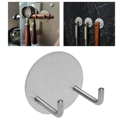 304 Stainless Steel Coffee Handle Bracket Hook Kitchen Punch-Free Storage Hook Bathroom Multi-Function Hook 2