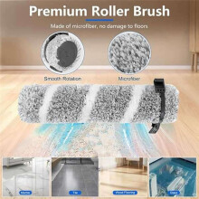 For CrossWave OmniForce 3930F, 3933, 3999z, V2 Floor Scrubber Replacement Parts Main Brush and Filter Set