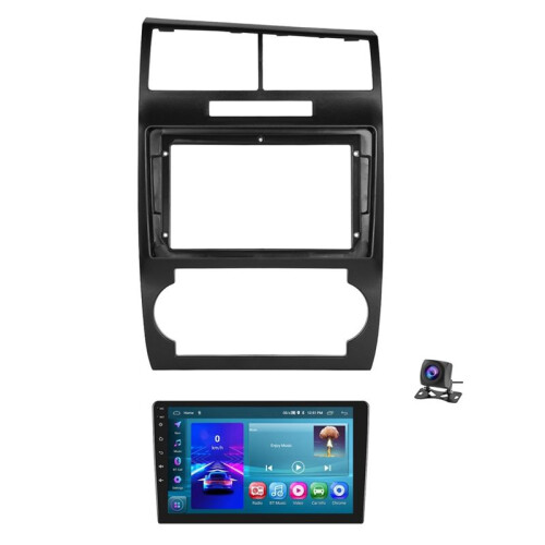 2G + 32G Android 13 9 Polegadas Car Stereo Carplay Android Auto para  Charger Magnum 2005-2007, Câmera de Backup FM 1