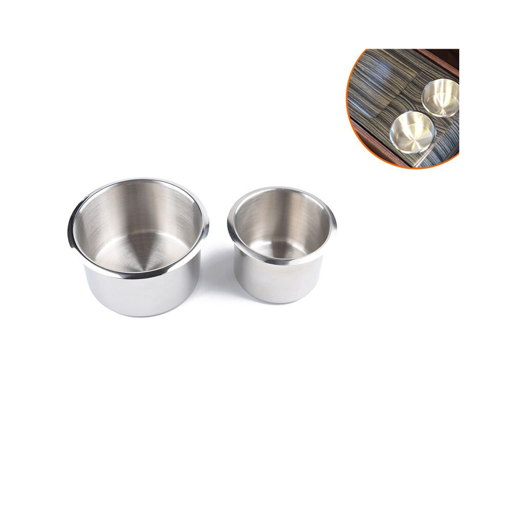 4Pcs Marine Boat Yacht Rv Recessed Cup Drink Can Holder Stainless Steel Drop-In Cup Holder Typecat