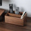 Black Walnut Multifunctional Storage Box Solid Wood Living Room Remote Control Desktop Storage Box Cosmetics Organizer 5