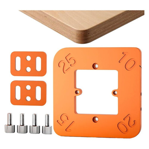 4-in-1 Woodworking Round Corner Locator Universal Arc  Tool R30-R50 1
