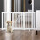 PawHut Barrera para Perro Blanco 155 x 35.5 x 76 cm 2