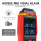 Thermocouple Thermometer 4 Channels Data Logger Thermometer K Type Temperature Logger with Alarm and Data Logging 8
