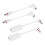 2pcs Type-C to  3.5 Adapter Cable & 2pcs  to Type-C Adapter Cable, for Outdoor Security Camera 2