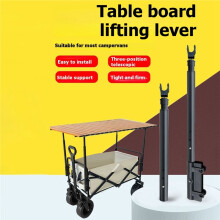 4Pcs Camping Cart Table Support Tube Telescopic Desk Leg Lifting Rod for Wagon Cart,Camping Cart Table Telescopic Rod