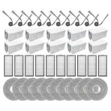 Pièces Détachées et Accessoires pour Aspirateur Robot pour Saros Z70 / Z70 Ultra: Brosse Latérale Principale, Filtre HEPA, Sac à Poussière