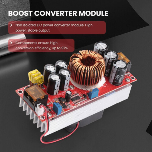 1500W 30A - Boost Converter Module 10-60V Naar 12-97V Spanning Step  Converter Boost CC CV Voedingsmodule 2