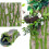 5X Artificial Bark Decoration Real Dried Pine Tree Bark with Artificial Moss 6