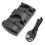 Dual Charger USB Dual Charging Power Base Charger for  PS3 Move Controller and Mobile Navigation 1
