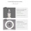 2X Ventilatore da Soffitto con Telecomando e Luce 30W LED Fan Fan  Silent Ventilatore da Soffitto Convertitore E27 Base Grigio 5