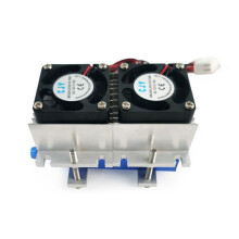 2X 144W Thermoelectric Peltier Refrigeration Cooler 12V Semiconductor Air Conditioner Cooling System DIY Kit