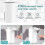 3X Soap Dispenser Automatic - Touchless USB Rechargeable Electric Liquid Soap Dispenser Adjustable Volume 450Ml 4
