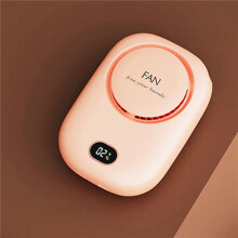 4X Wentylator USB Cooler Akumulator Ventilador Travel Handheld PrzenośNy Cichy Mały Elektryczny Wentylator RóżOwy