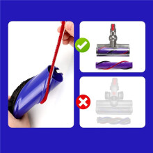 28 Pièces Bande en Peluche Douce pour V7 V8 V10 V11 Accessoires D'Aspirateur Rouleau Brosse Piècesda Rechange(Non-Original)