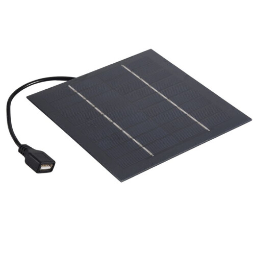 4X -Ventilador EléTrico com Painel Solar PortáTil 5W 4 Polegadas com Efeito de Estufa Exaustor Solar para EscritóRio Ao Ar Livre 2