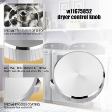2 Pezzi W11675852 W11328381 Manopola per Asciugatrice per Manopola di Controllo Lavatrice-Asciugatrice, Sostituisce 4980008, AP7215386, PS17216137,