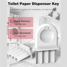 Handdoek Dispenser Sleutel, 20-Pack Toiletpapier Dispenser Sleutel Universele Vervangende Sleutel Papierrol Hulpmiddelen