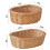 Fruit Tray Picnic Storage Basket Bread Storage Basket Desktop Snack Storage Basket L 5