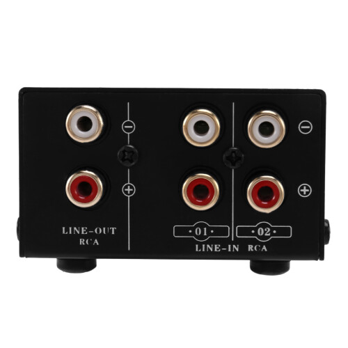 2 in 1 Out or 1 in 2 Out Audio Source Signal Selector, Switcher, Speaker, Audio Source, Switcher, RCA Interface, Lossess 1
