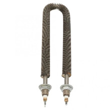 2pcs 35cm U Type Finned Electric Heat Tube Stainless Steel Fin Heating Elements Water Heater Oven Heating Pipe,1KW