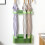 Wall-Mounted Umbrella Stand Holder Plastic Organizer Green, Compact 4