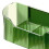 Wall-Mounted Umbrella Stand Holder Plastic Organizer Green, Compact 8