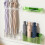 Wall-Mounted Umbrella Stand Holder Plastic Organizer Green, Compact 11