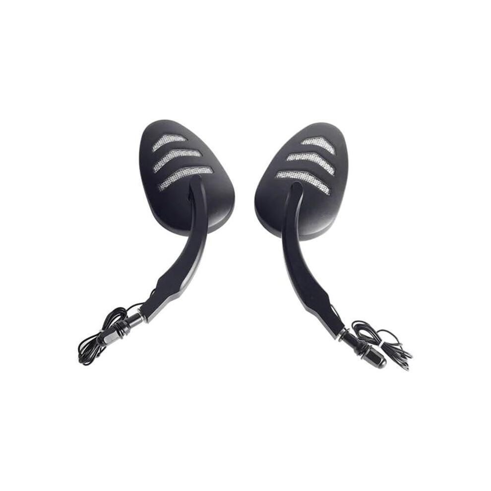 Motorcycle Rearview Mirrors With Turn Signals For Davidson Road King Rear View Side Mirror Accessories Light 4712388259722