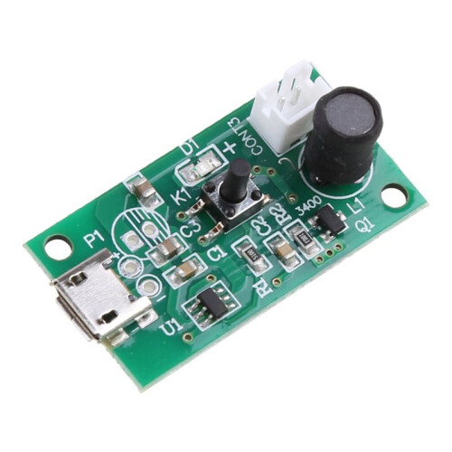 Air Humidifier Mist Maker USB Atomizer Transducer Atomization Piece DIY Accessories and PCB Drive Module(4PCS) 2