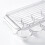 2X Clear Plastic Egg Holder - 14 Egg Tray Holder - Free Fridge Organizer with Lid, Refrigerator Storage Container 2