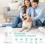 New WIFI Tuya  Thermometer and Humidity Sensor Mobile APP Wireless Temperature and Humidity Sensor 2Pcs 5