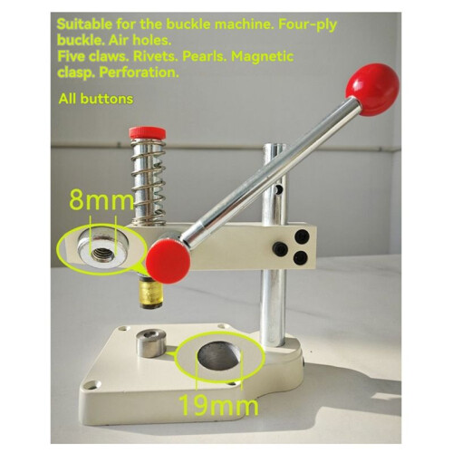 Multifunctional Hand Button Installation Machine for DIY Covered Fabric Button Pearl Cap Rivets Handmade Accessories 2