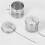 6 Pcs Large Tea  Infuser for Loose Leaf Tea & Spice Infuser for Cooking, Threaded Lid, Extra Fine Mesh Tea Strainer 10