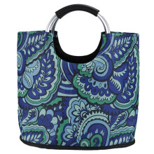 Utility Tote Bag, 45L Lightweights with Soft-Padded Hoop Handles,Stand- Reusable Grocery Tote for Shopping, Picnic,Dog
