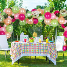 Kunstmatige Palmbladeren, 66 STUKS Tropische Palmbladeren Kunstplanten Hawaiiaans Thema Feestdecoratie Plant Jungle Decoratie