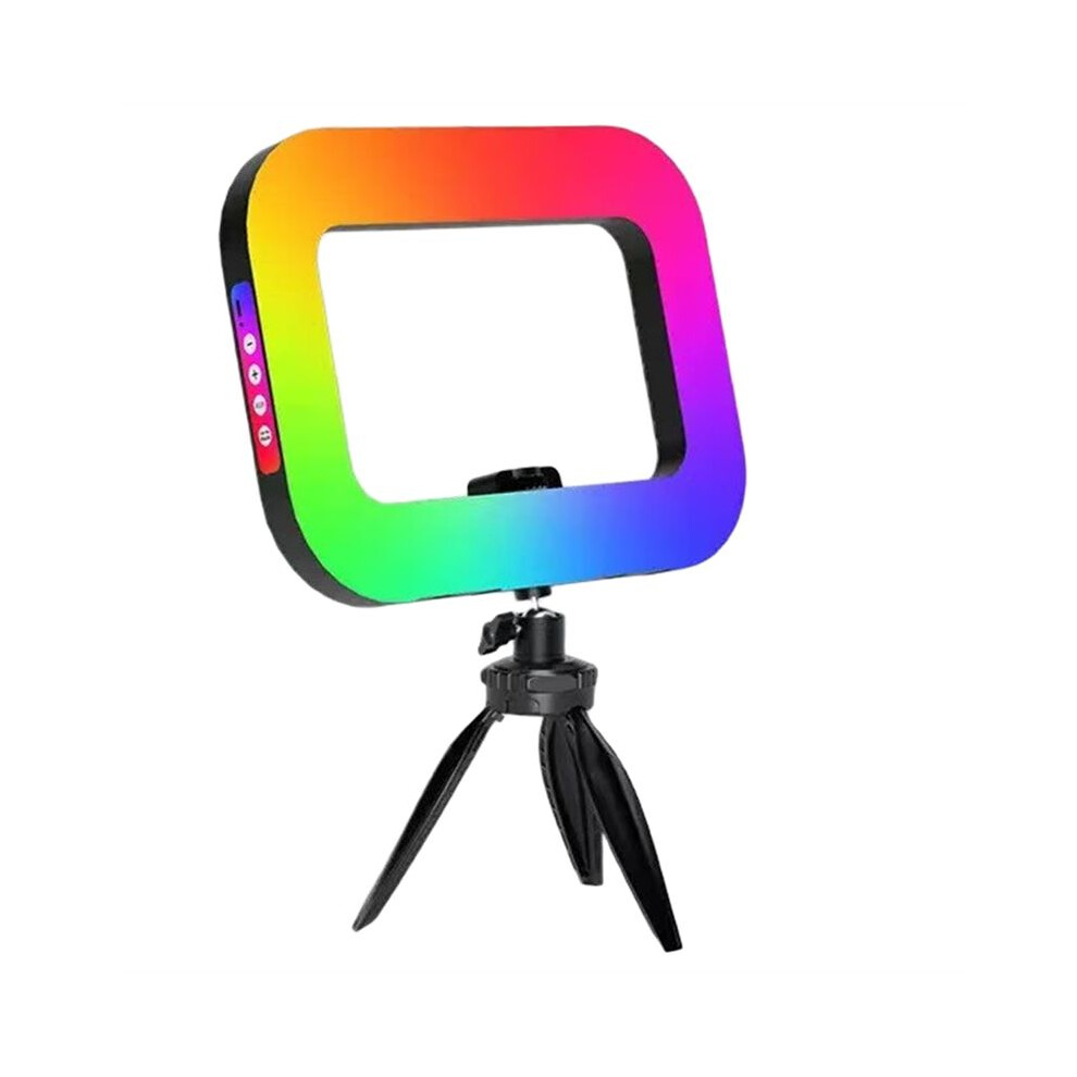 Rgb Handheld Ring Fill Portable Cell Phone Live Special Rechargeable Photography Desktop Selfie Light 6032911976789
