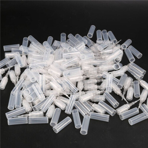 Transparent 2 ML Spray Plastic Bottle Spray Perfume Empty Sample Bottle Suitable for Travel Party 450Pcs 1