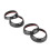 4 Pcs Instrument Panel Air Conditioning Outlet Decorative Ring for -  Fortwo Forfour 2015-2018 1