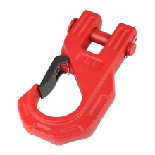 3/8 Inch Lierhaak Zwaar Uitgevoerd, ATV-Lierhaak, Liersleep U-Klem Schuifhaak voor Lierkabel met Synthetisch Touw ATV UTV(B)