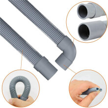 5X Washing Machine Hose Drain Hose Washing Machine 2.5M Drain Hose Extension for Washing Machines Dishwashers Dryers