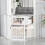 PawHut Barrera de Seguridad Blanco 180 x 74.5 cm 2