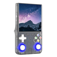 R36 Ultra Retro Handheld Game Console 4.0-Inch Open-Source Linux System 64GB Portable Video Player Handheld Game A