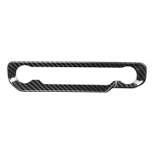 Real Carbon Fiber Sticker Car Central Control Star Button Panel Interior Trim for Mustang 2024 2025