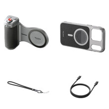 TELESIN Selfie Grip for 17 Pro Max Vlog Handle Camera Adapter for Enhanced Photography