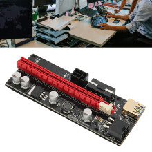 Effiziente PCIE Riser 1X auf 16X USB3.0 Grafikverlängerung 60cm mit Stromversorgung Adapter