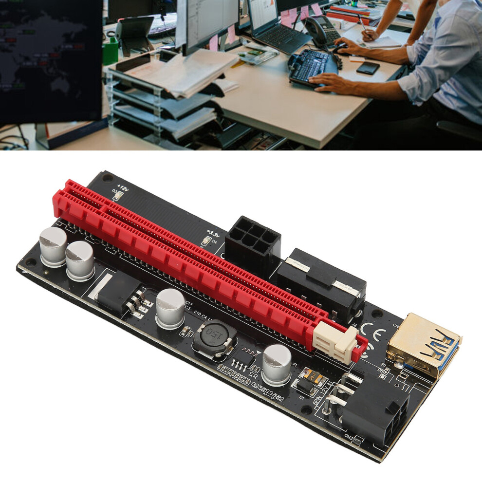 Pcie Riser Usb3.0 1X To 16X Graphics Extension 60Cm Stable Powered Adapter 8441389027448