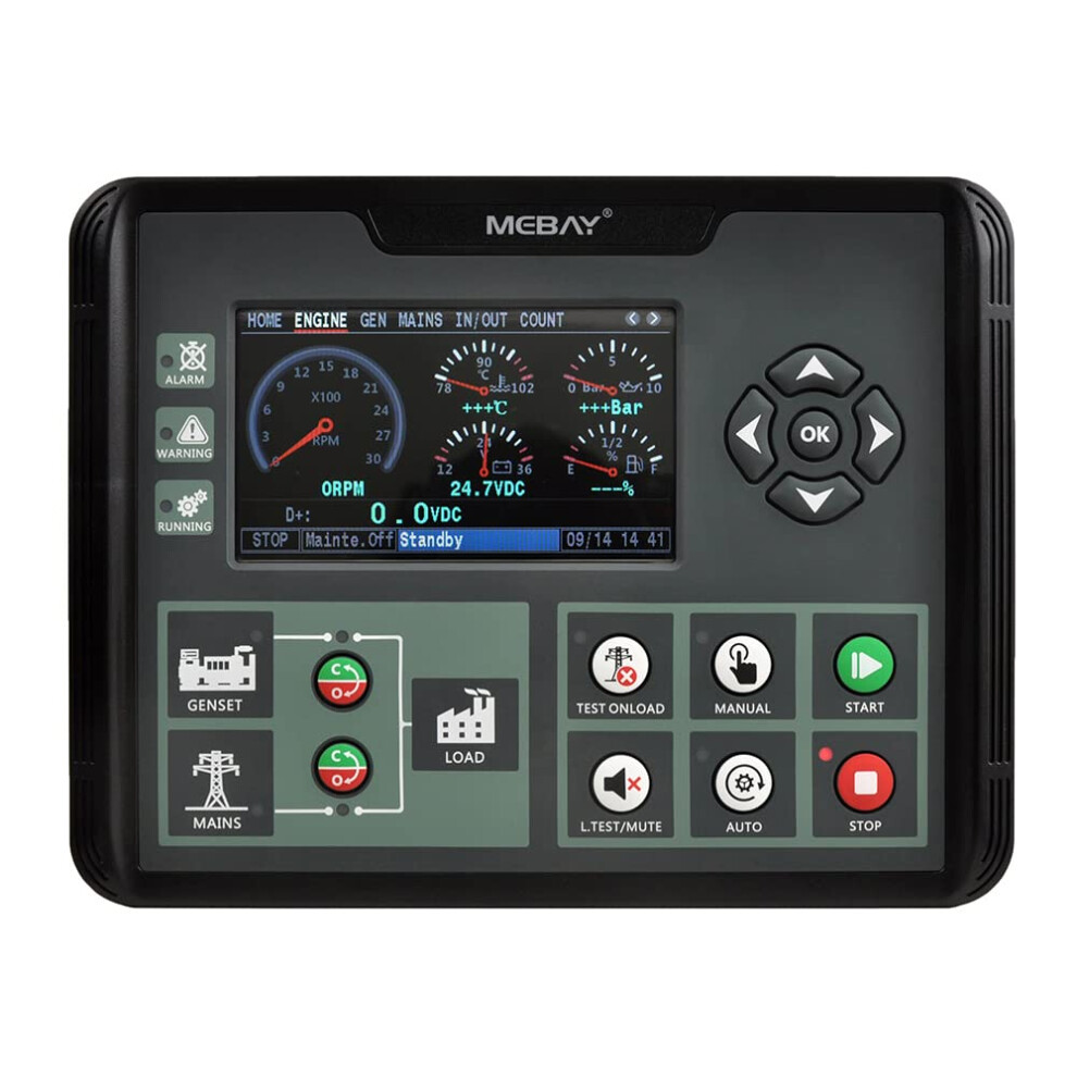 Diesel Generator Controller DC62DR Auto Start Genset with ATS and AMF for Remote Control