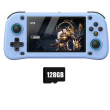 G28 Retro Handheld Video Game Console 128G 20000+Game 4.3 Inch Screen Linux Pocket Player for PSP/PS1/N64 Simulator C