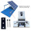 Solar Panel Mounting Brackets Set, Adjustable 15-30 Degree Angle, Drill-Free Installation 2